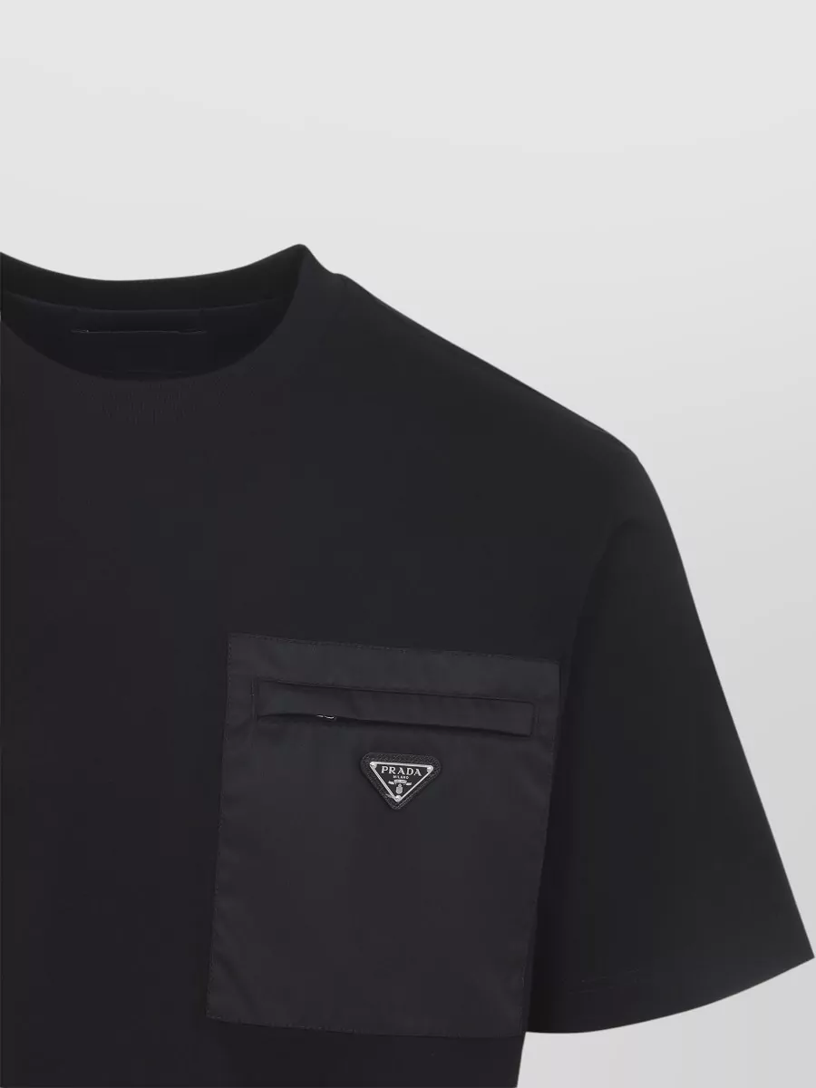 Prada Cotton Boxy Pocket T-Shirt