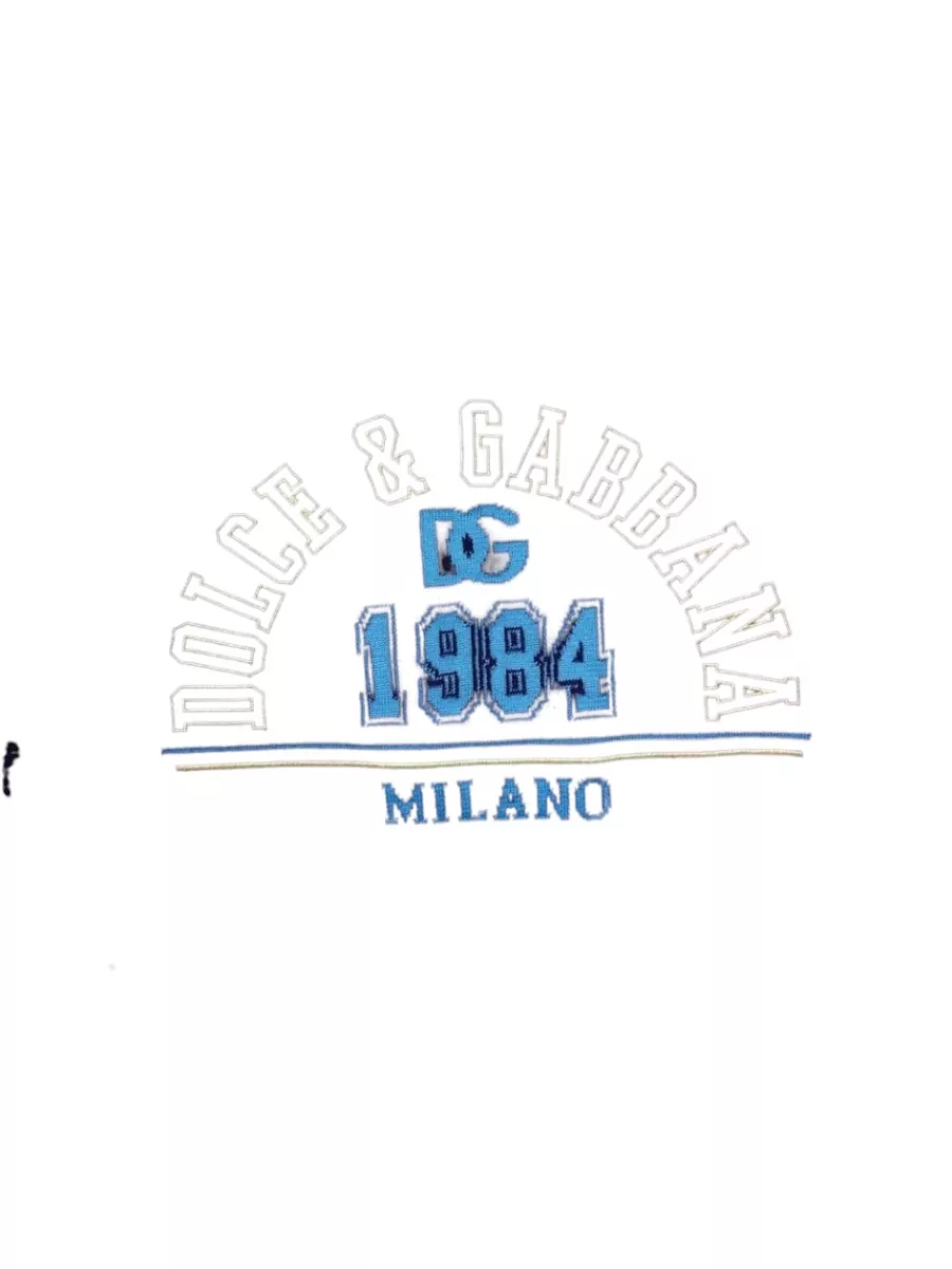 Dolce&Gabbana Wool Logo-Print Crew-Neck Sweatshirt