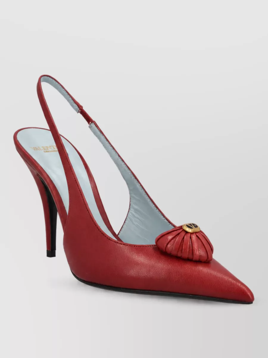 Valentino Garavani leather slingback pumps