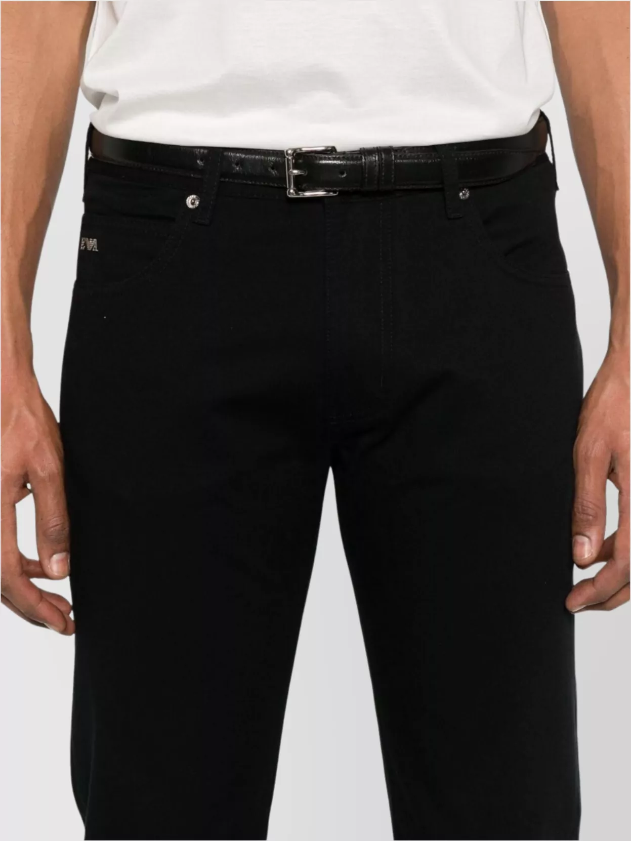 Emporio Armani Slim Cotton Denim Jeans