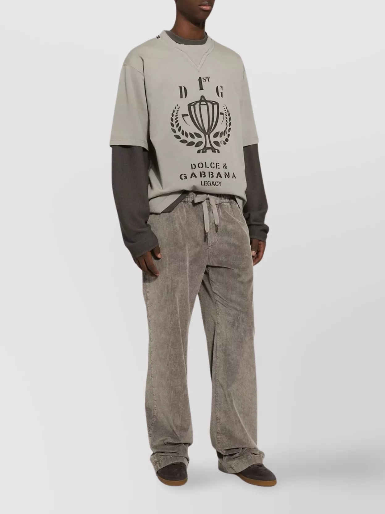 Dolce&Gabbana Graphic Print Crew Neck T-Shirt