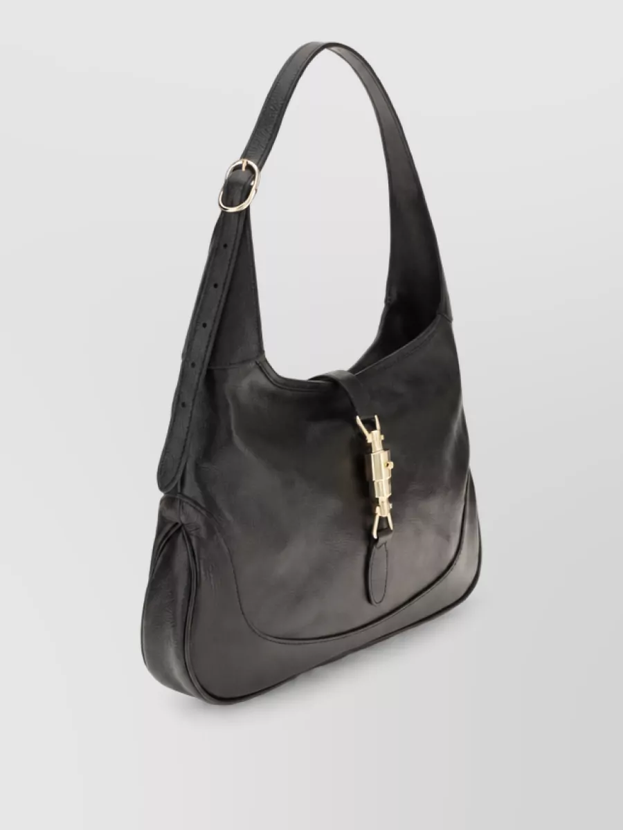 Gucci Black Calf Leather Shoulder Bag