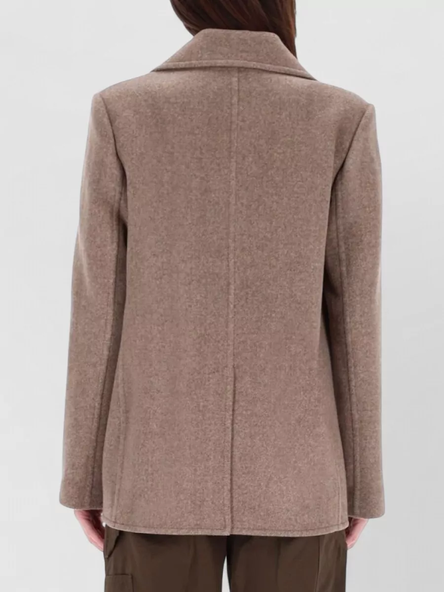Tory Burch Virgin Wool Double-Breasted Blazer