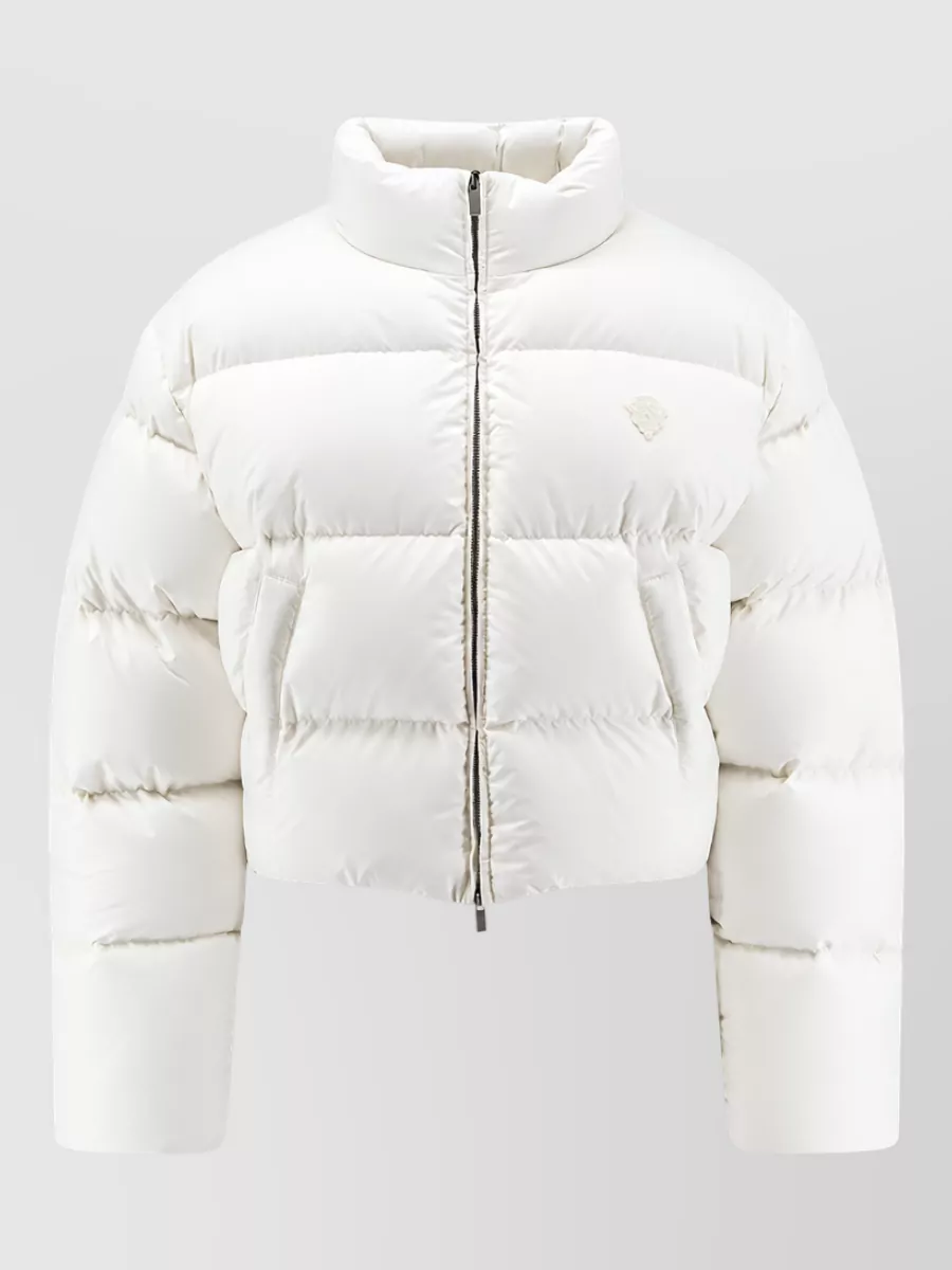 Gucci cropped down bomber jacket