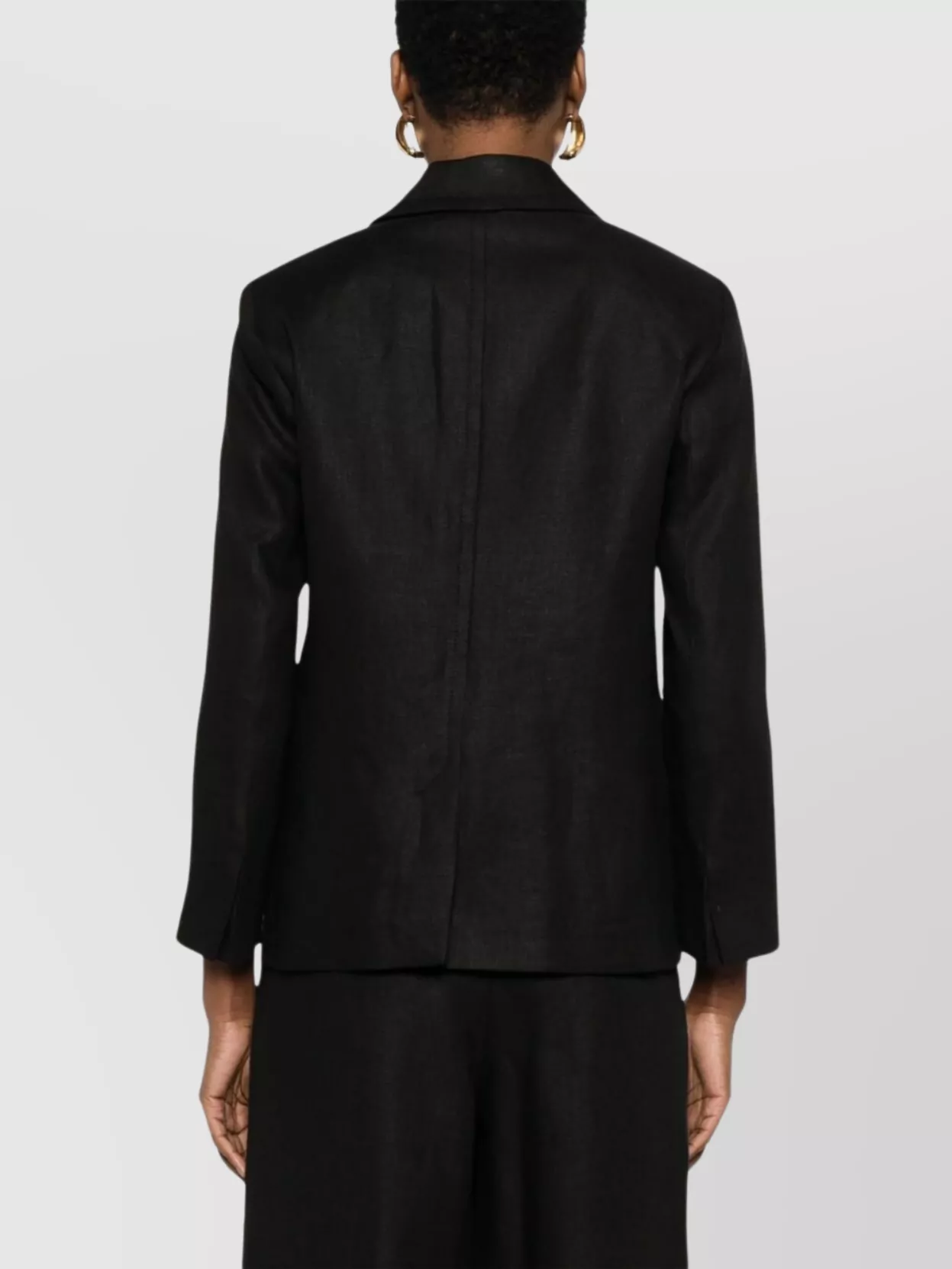 S Max Mara Tailored Single-Breasted Jacket Pockets