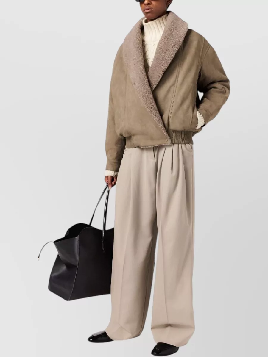 Stella Mccartney Faux Leather Oversized Coat
