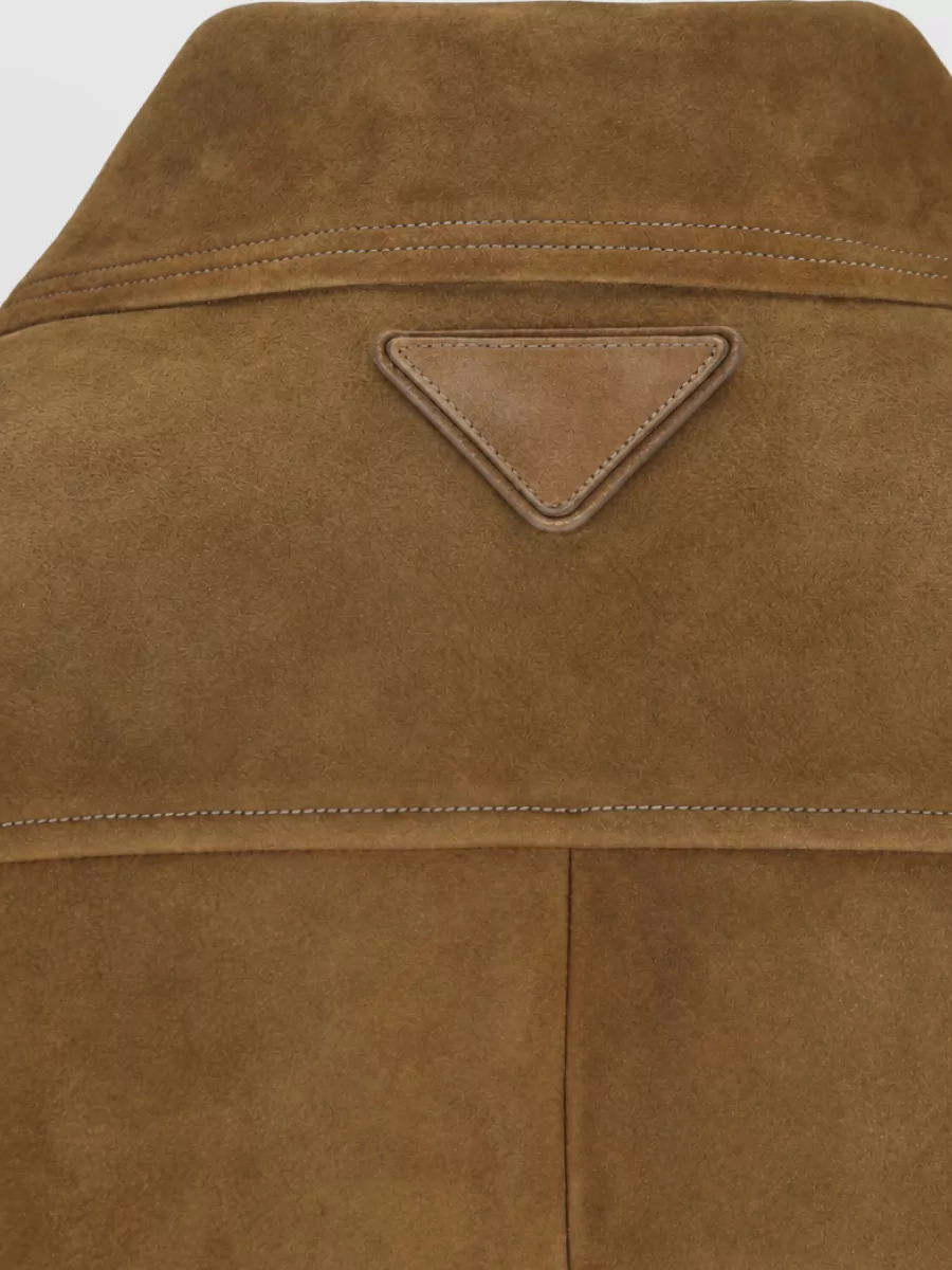 Prada Leather Blazer
