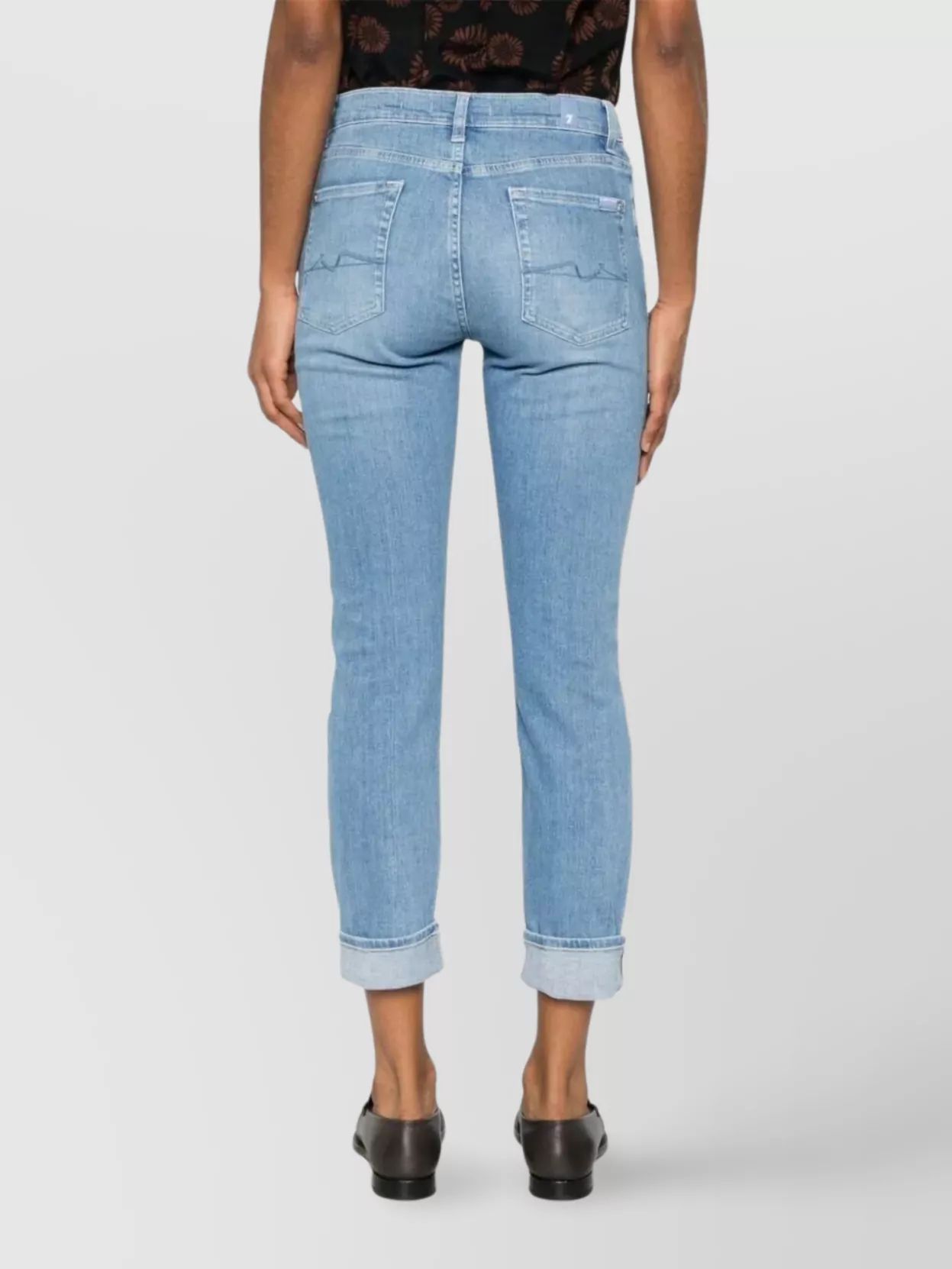 7 For All Mankind Relaxed Skinny Bloom Jeans
