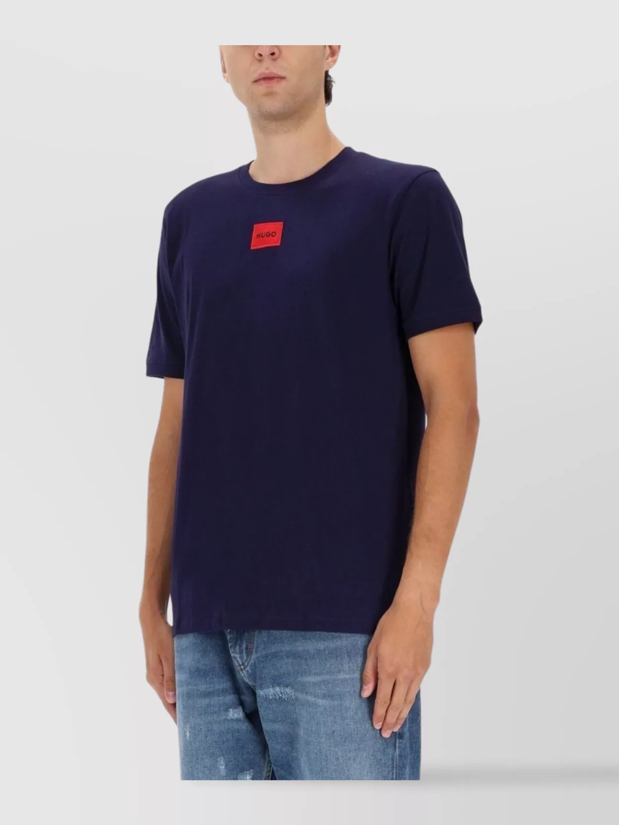 Hugo Crew Neck Short Sleeve Fitted T-Shirt