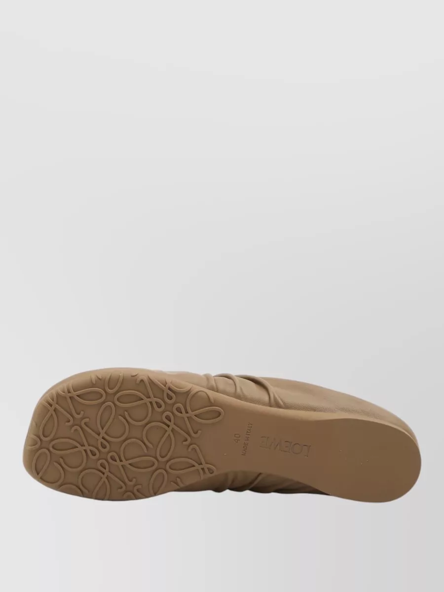 Loewe Leather Ballerina Flats