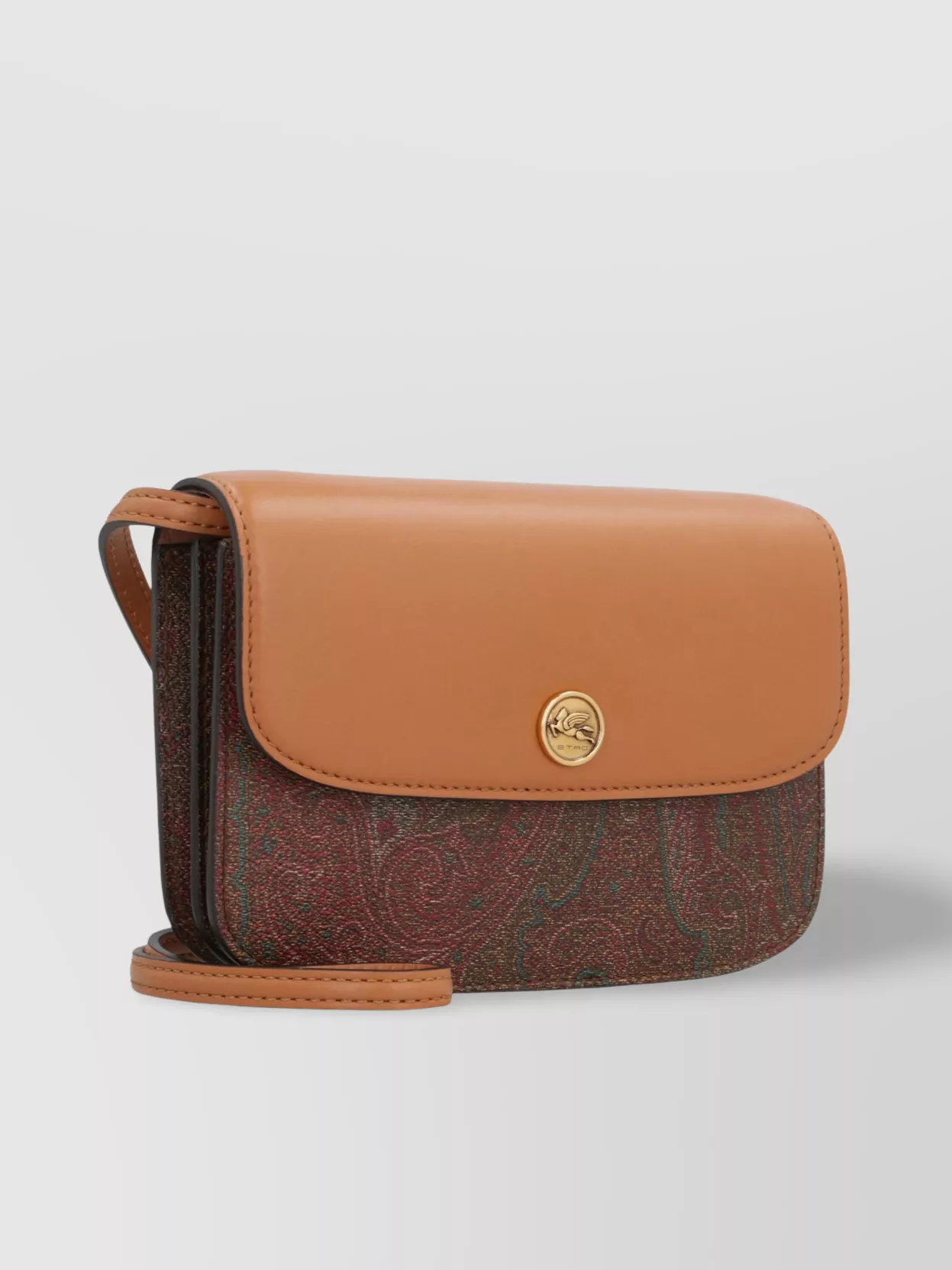 Etro Paisley Print Coated Fabric Crossbody Bag