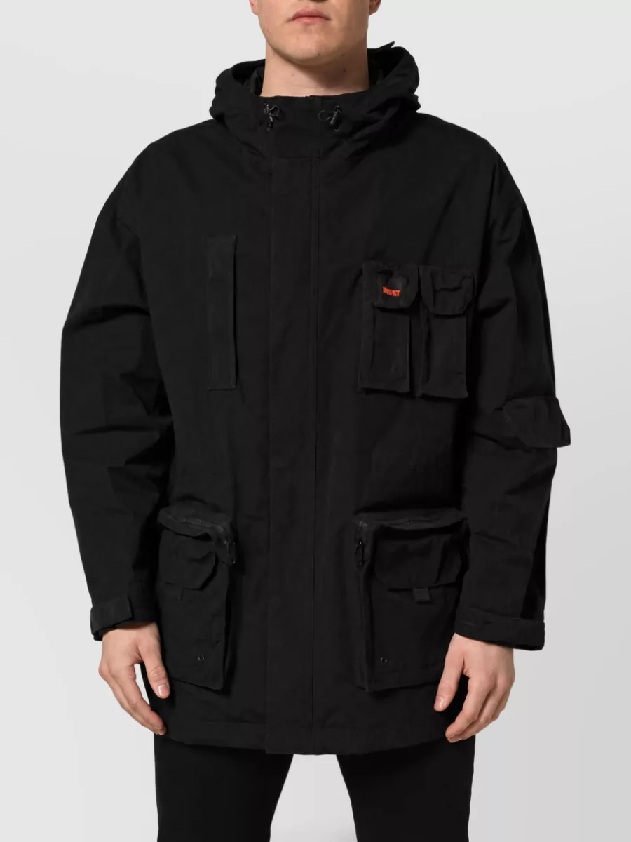 Dolce&Gabbana nylon hooded padded jacket