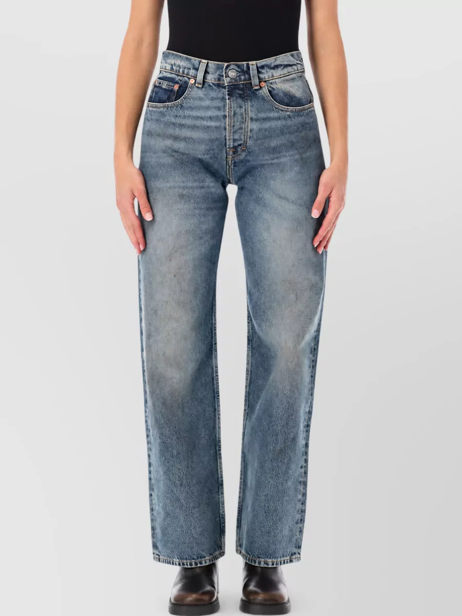 Our Legacy Denim High-Rise Straight-Leg Jeans