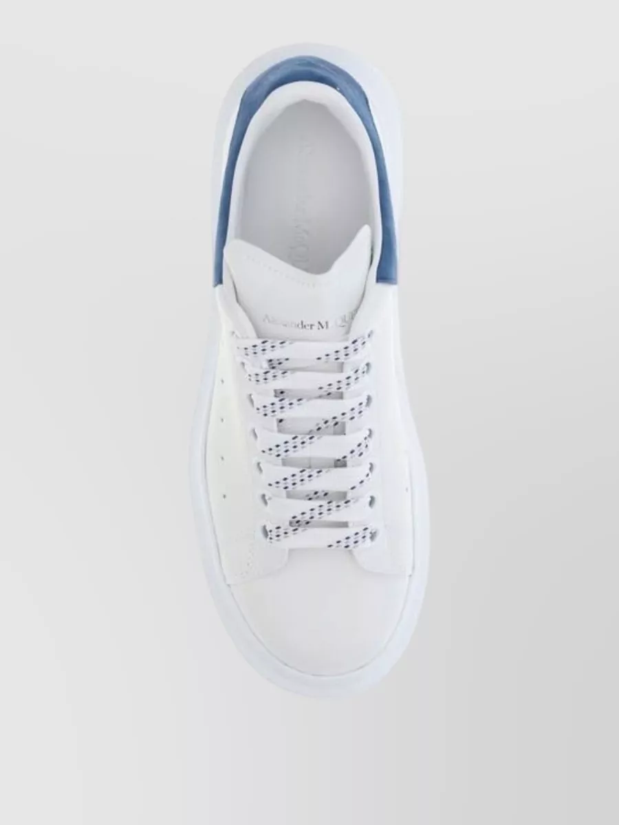 Alexander Mcqueen Leather Low-Top Sneakers