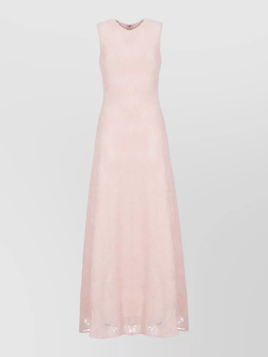 Rotate textured sleeveless maxi dress