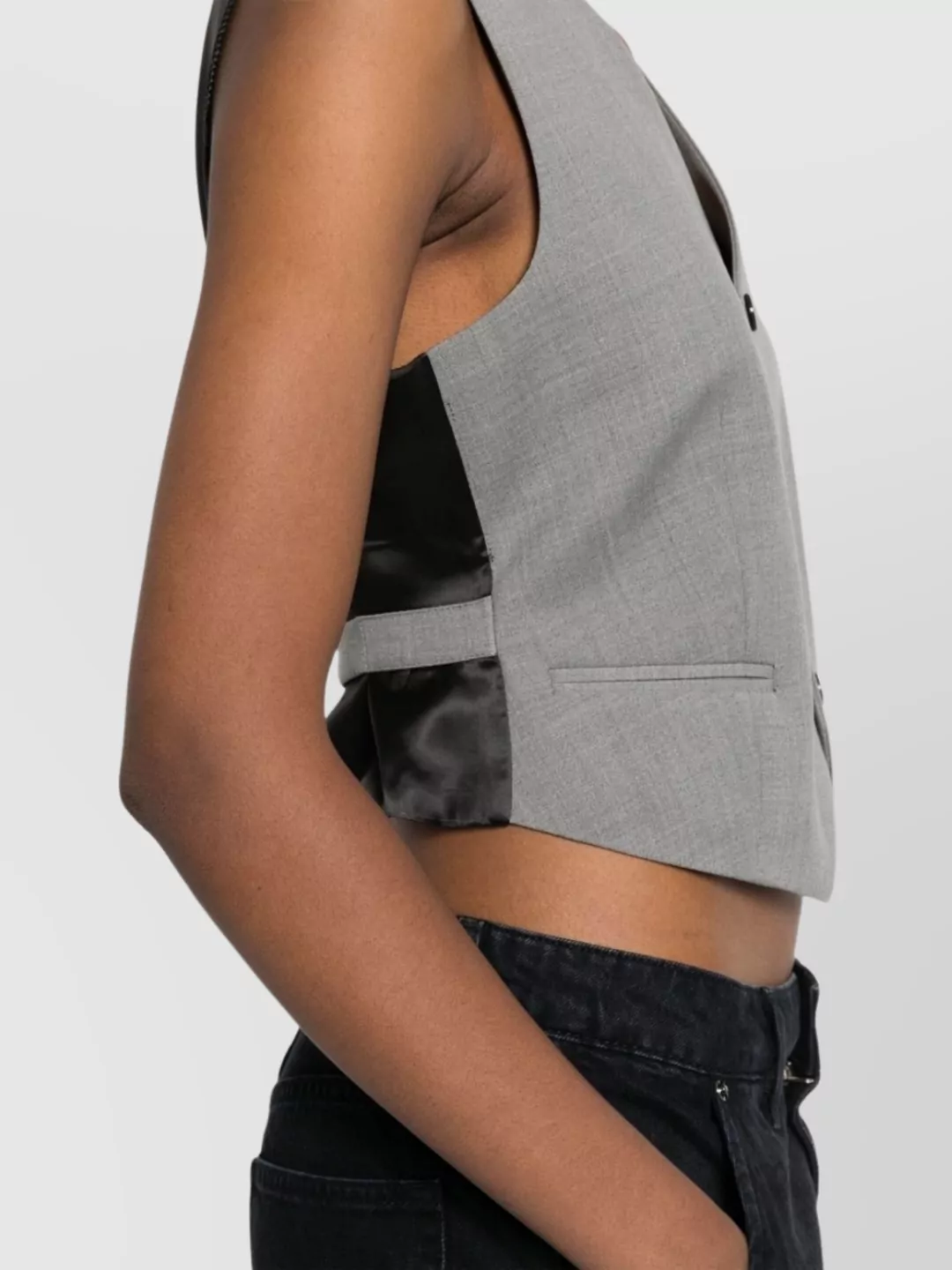 Filippa K Rear Strap Detail V-Necked Vest