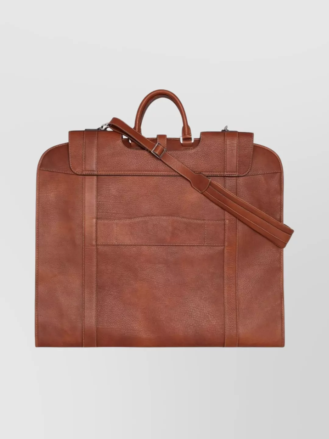 Brunello Cucinelli Travel Leather Garment Bag