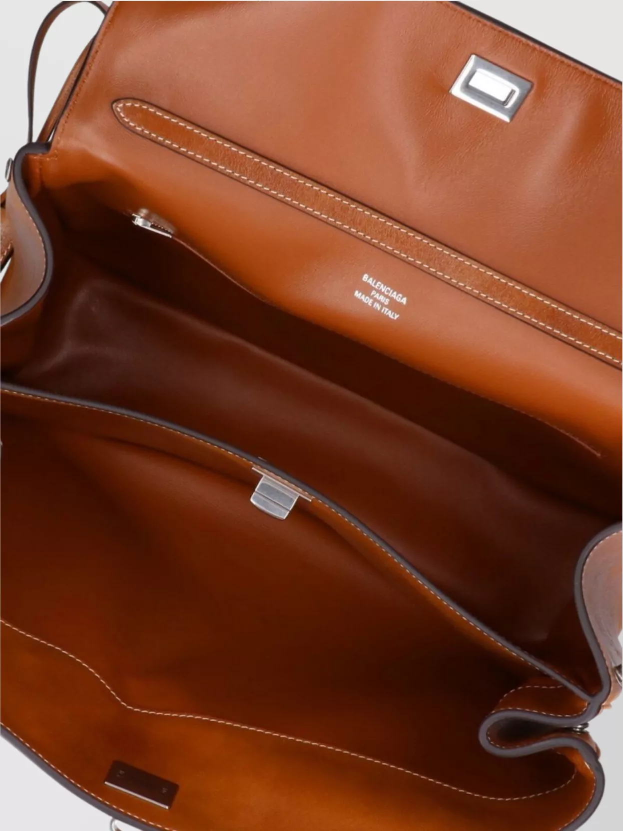 Balenciaga Handle Strap Shoulder Bag Metal Hardware