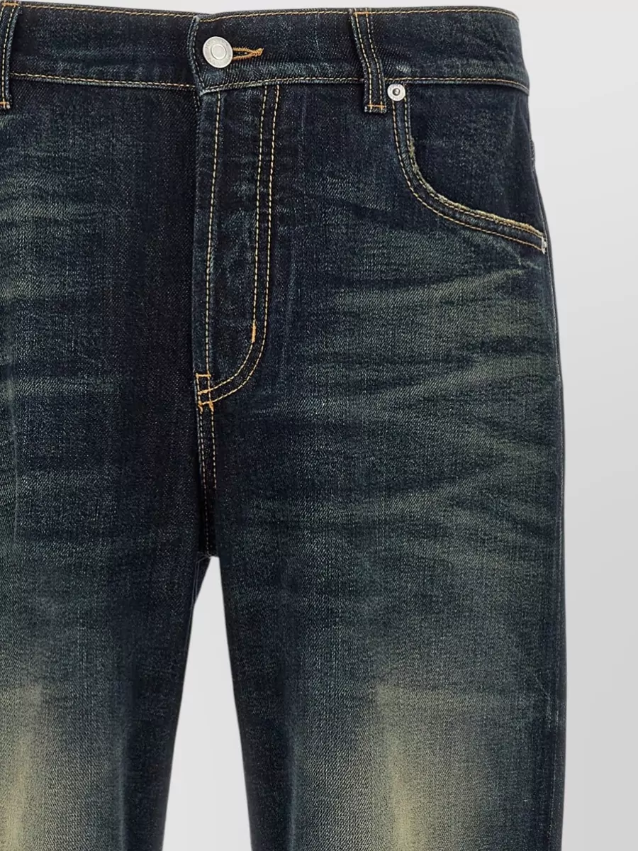 Mc Queen Denim Wide-Leg Jeans