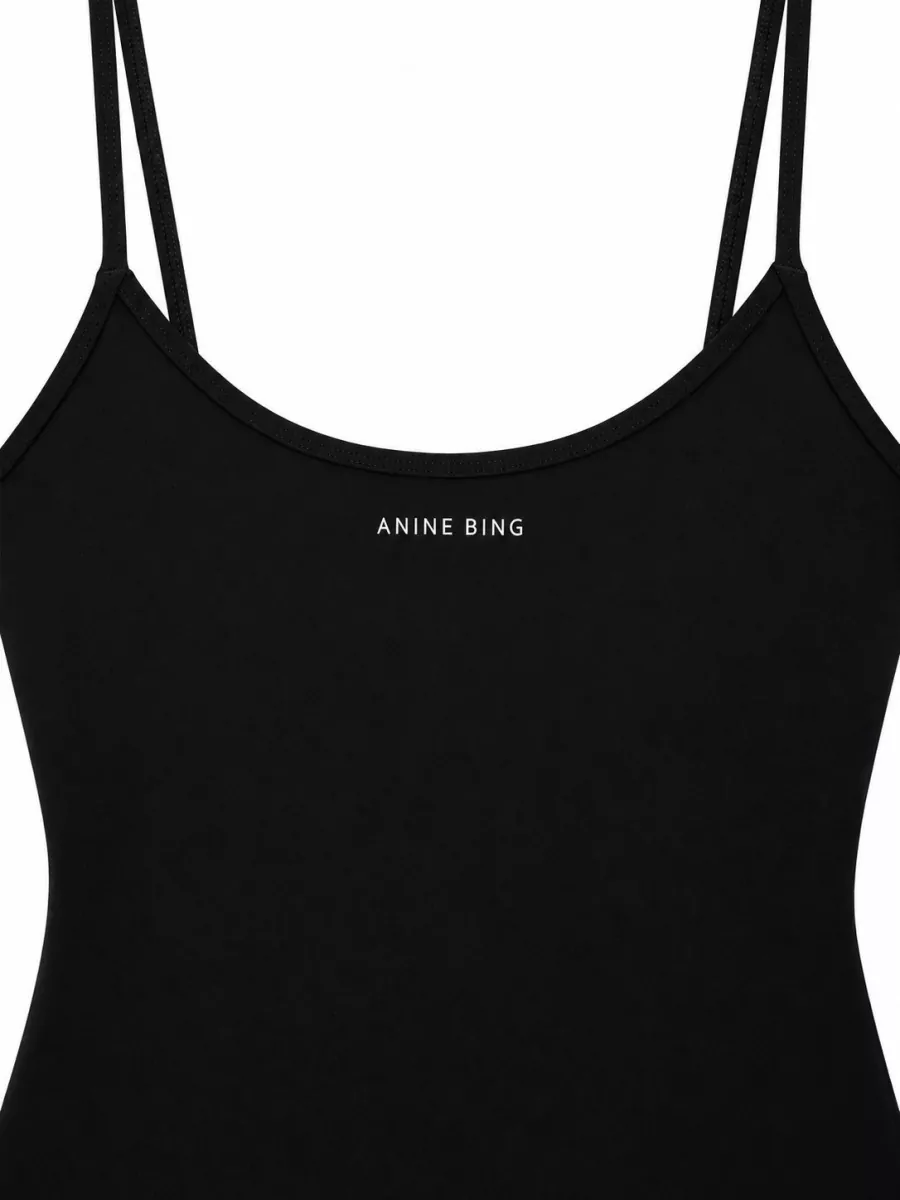 Anine Bing One-Shoulder Swimsuit