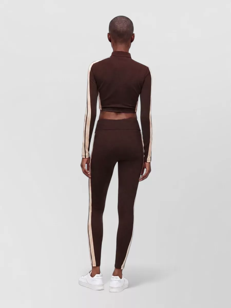 Palm Angels Leather Track Leggings