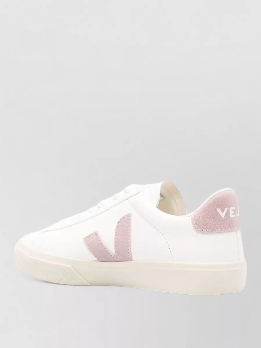 Veja Leather Sneakers Campo Low Top Rubber Sole