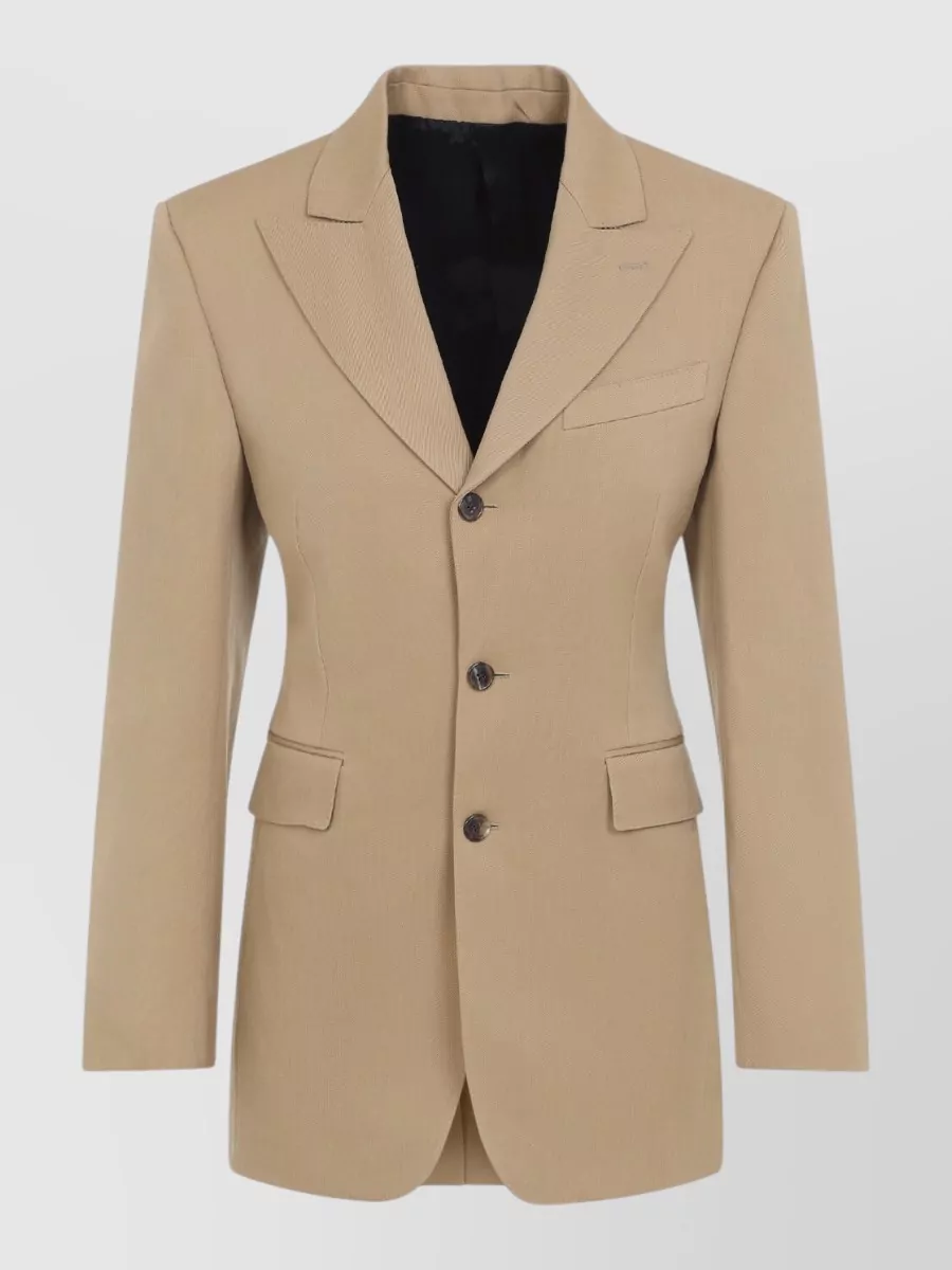 Celine wool single-breasted regular-fit jacket
