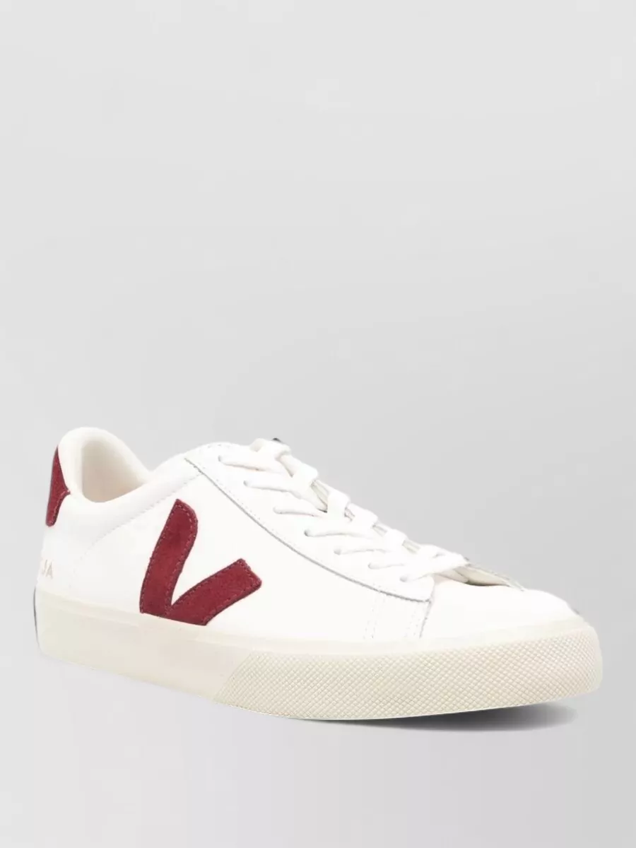 Veja Leather Low-Top Lace-Up Sneakers