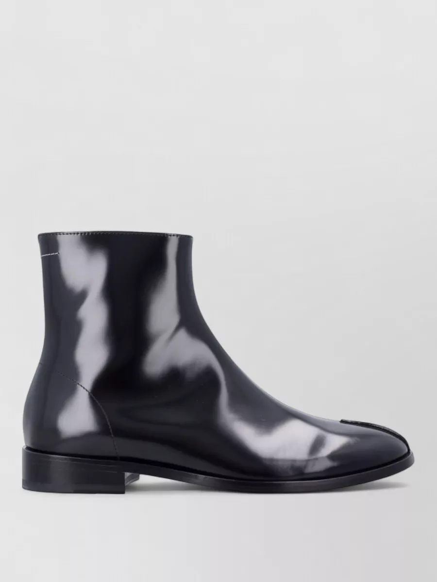 Mm6 Maison Margiela Leather Ankle Boots
