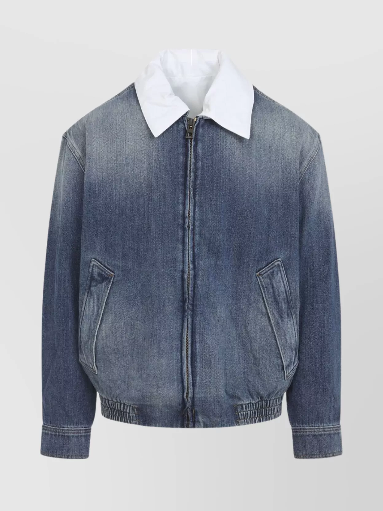 Loewe Collar Contrast Zip-Up Jacket