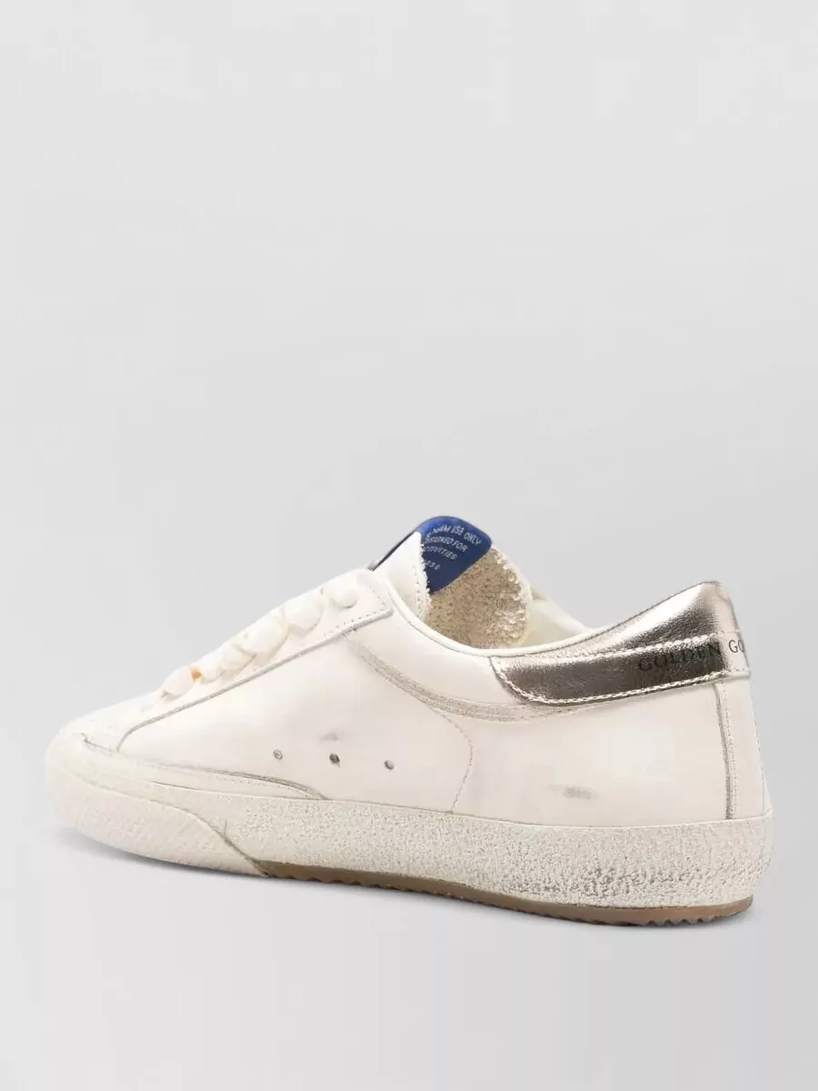 Golden Goose Leather Super Star Low-Top Sneakers