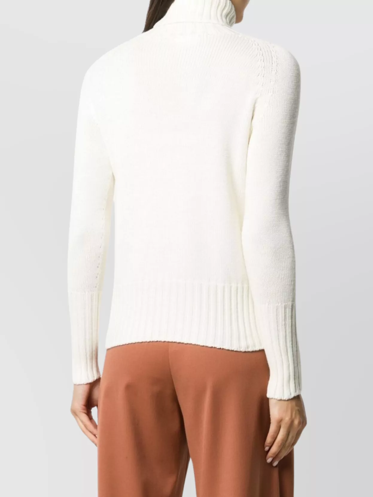 Drumohr Merino Turtleneck Long Sleeve Knit Sweater