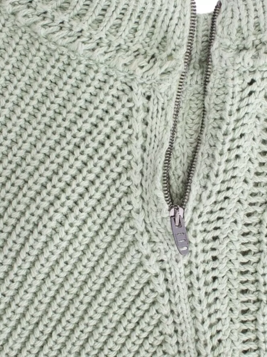 Ermanno Scervino Cotton Ribbed Cropped Sweater