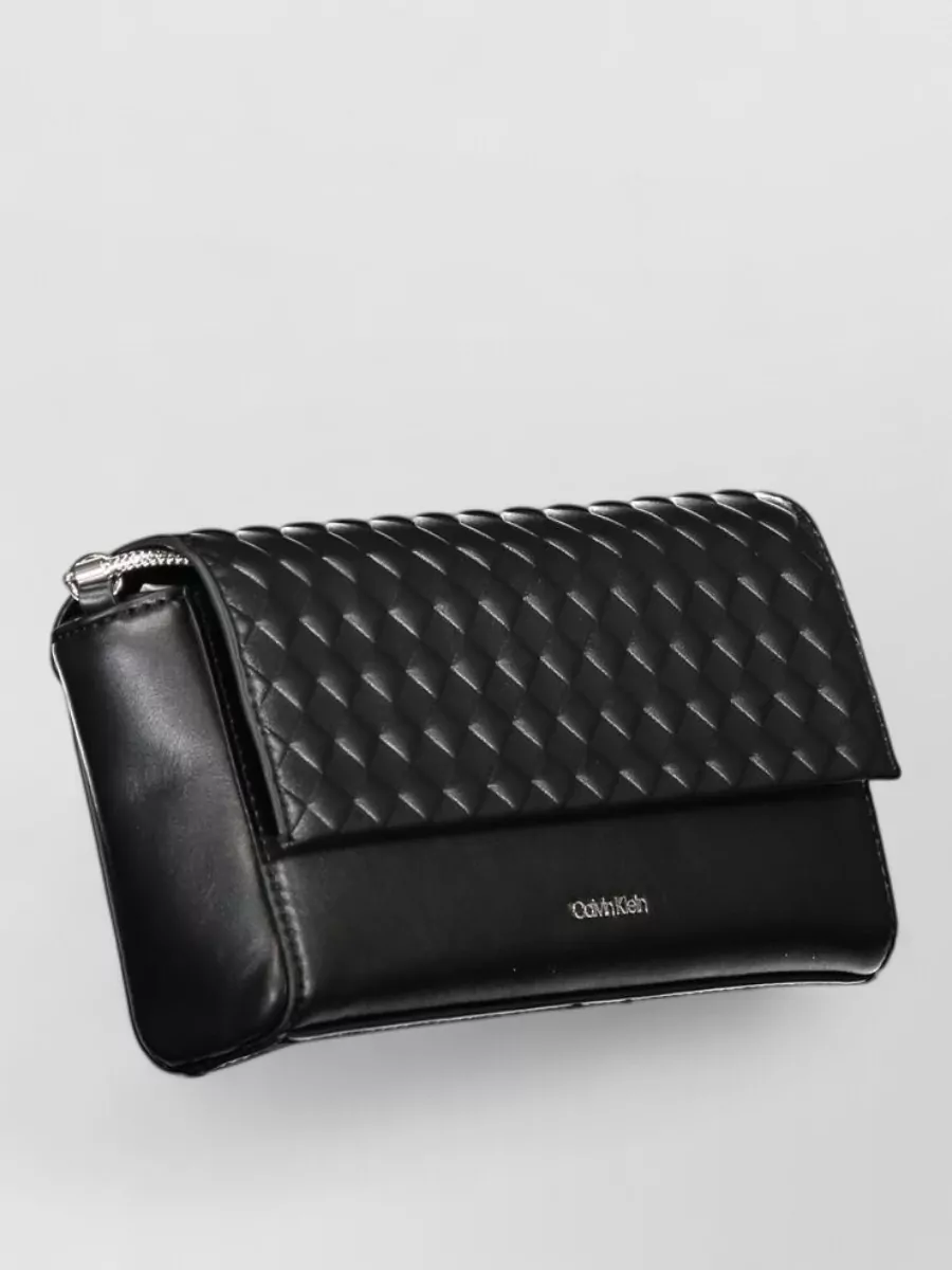 Calvin Klein Quilted Chain Clutch Bag