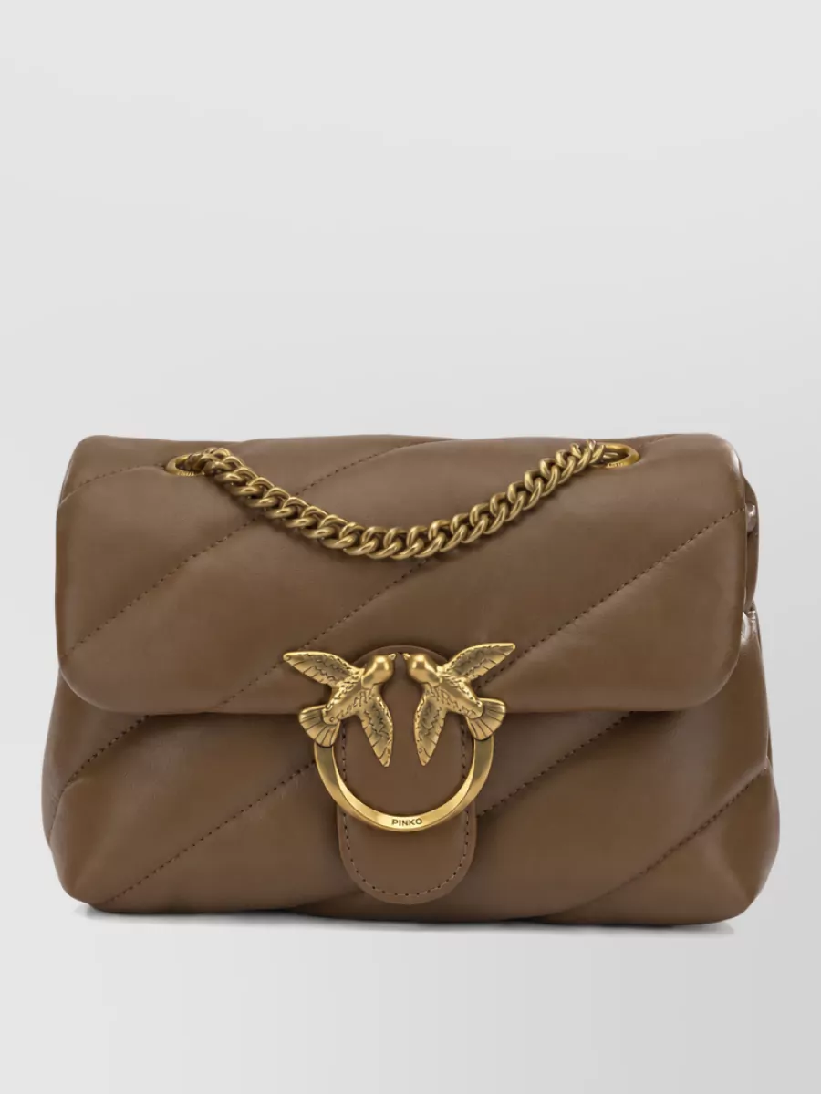 Pinko Leather Clutch Bag