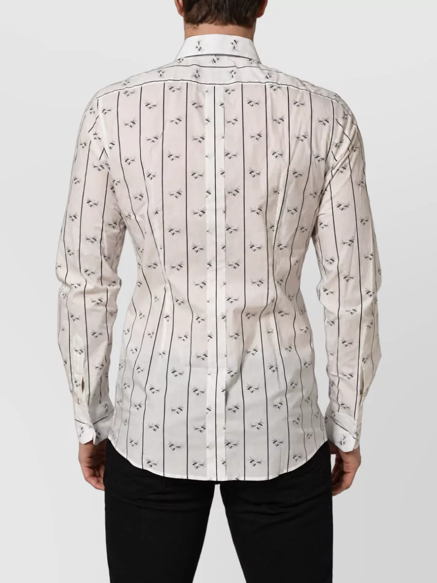 Dolce&Gabbana Bee Print Dress Shirt