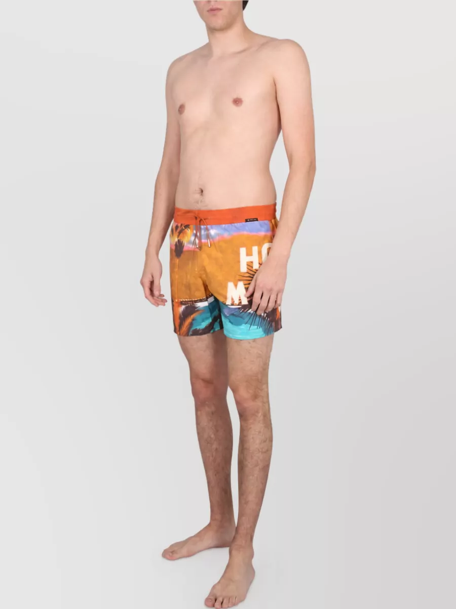Etro Printed Swim Shorts