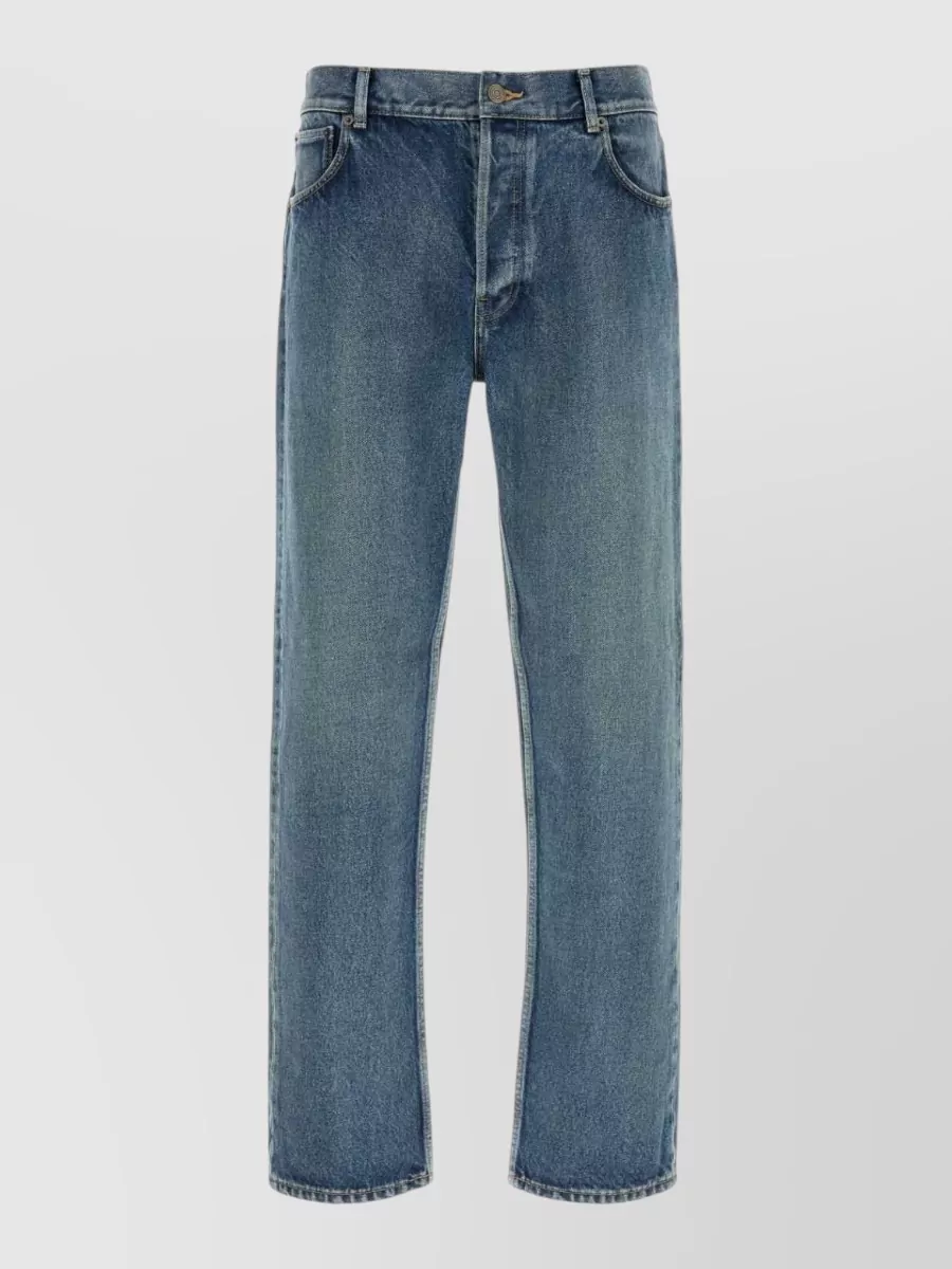 The Row denim straight-leg jeans