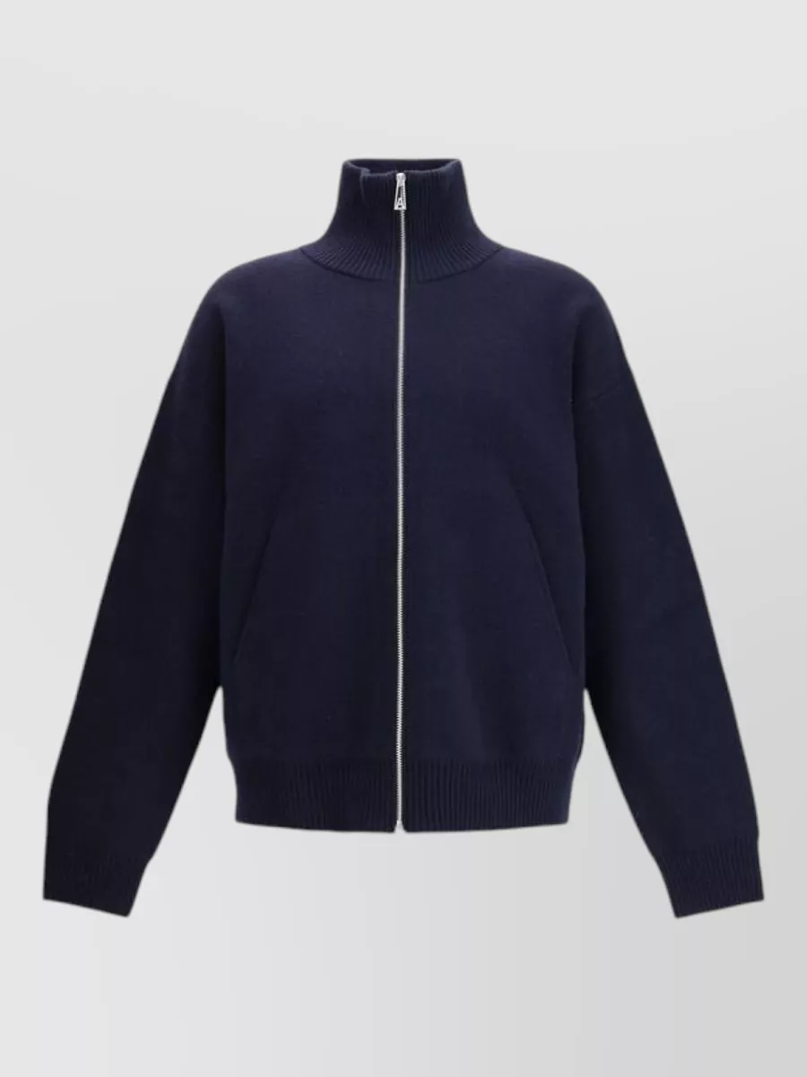 Axel Arigato wool zip up high neck sweater