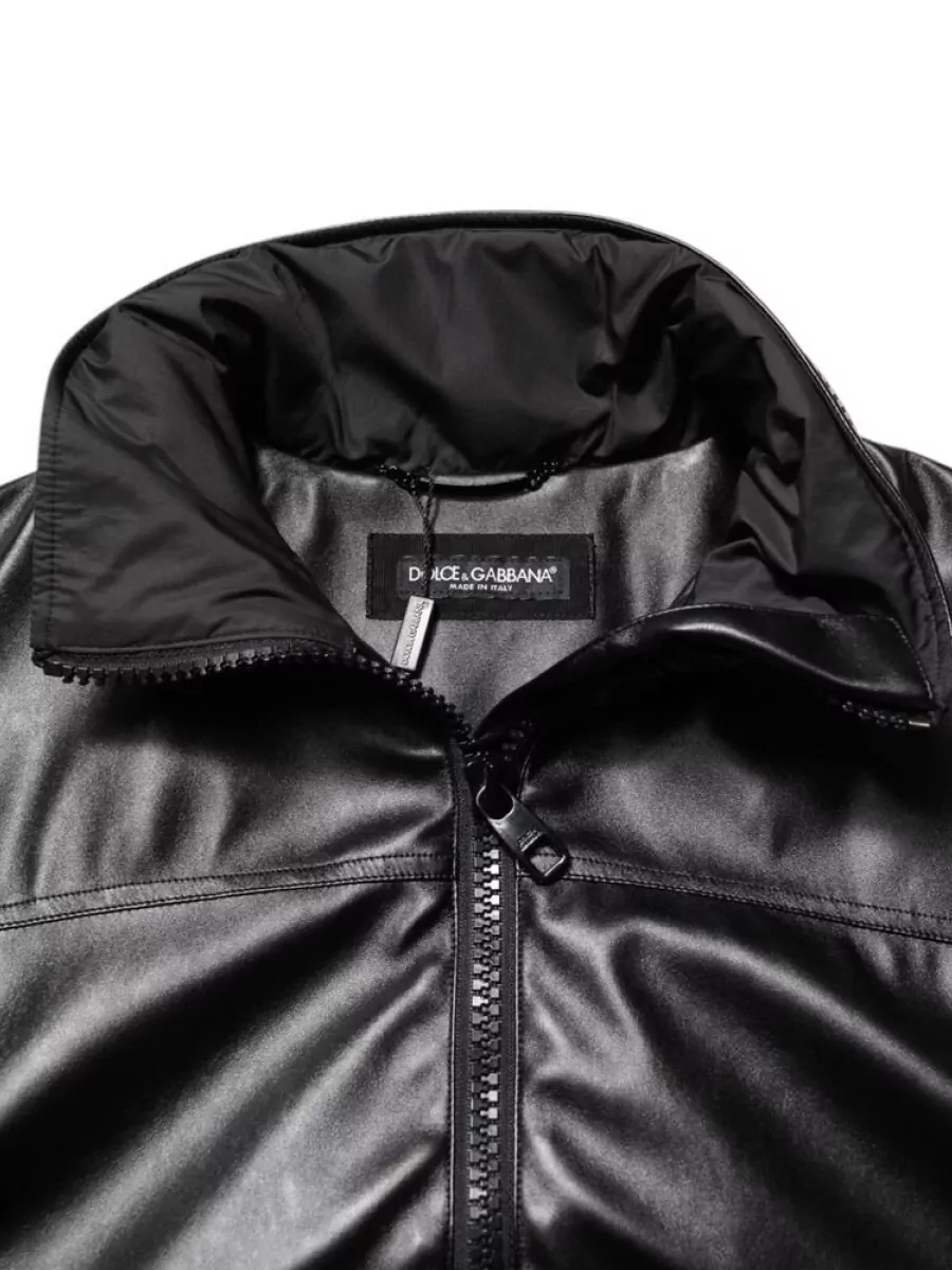 Dolce&Gabbana Logo Plaque Bomber Jacket