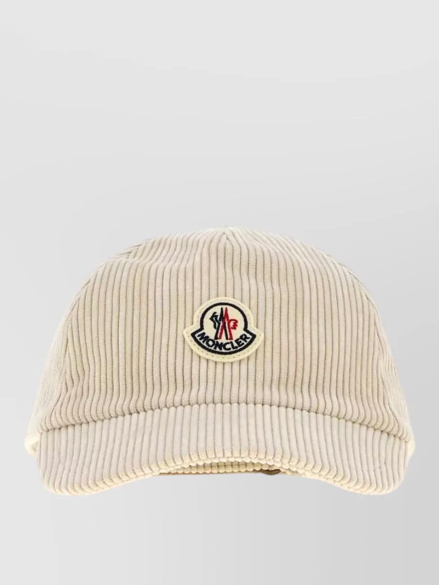 Moncler stretch corduroy baseball cap