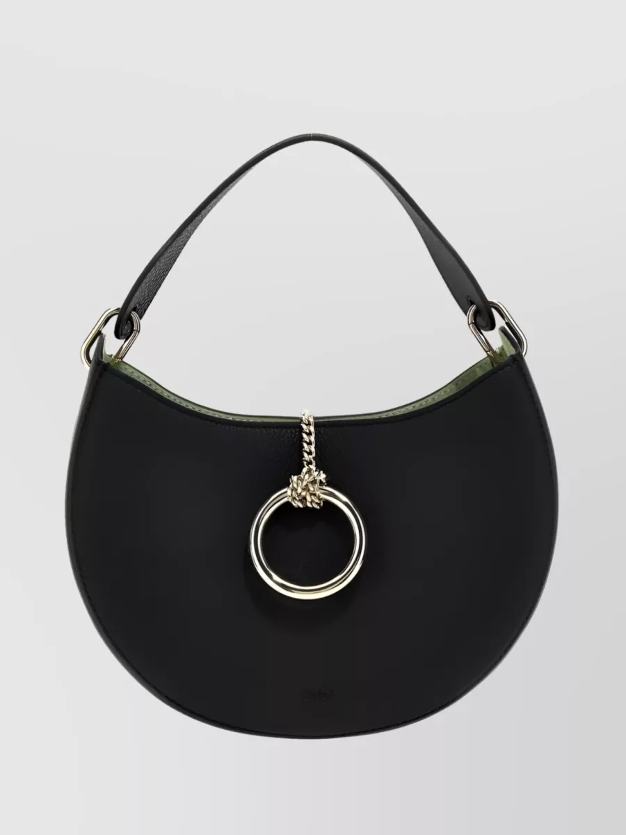 Chloé Arlene Petite Ring Tote Bag In Black