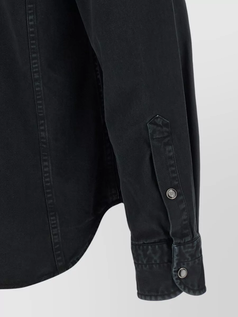 Tom Ford Denim Slim-Fit Western Shirt Jacket