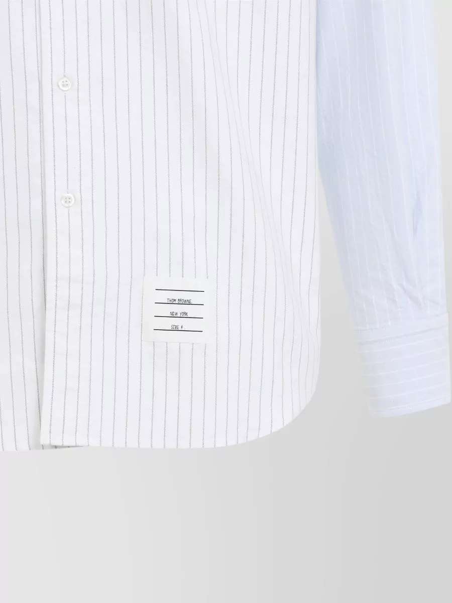 Thom Browne Striped Cotton Button-Down Shirt