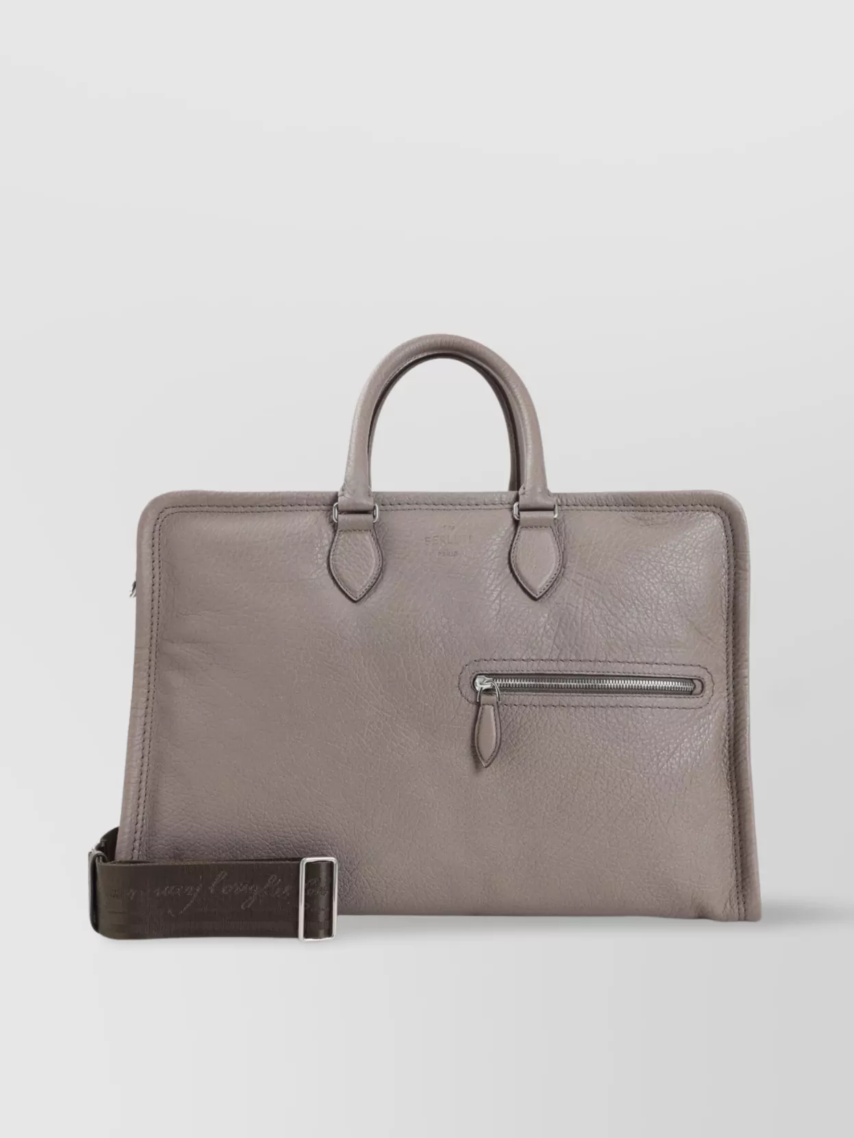 Berluti Grained Leather Travel Bag
