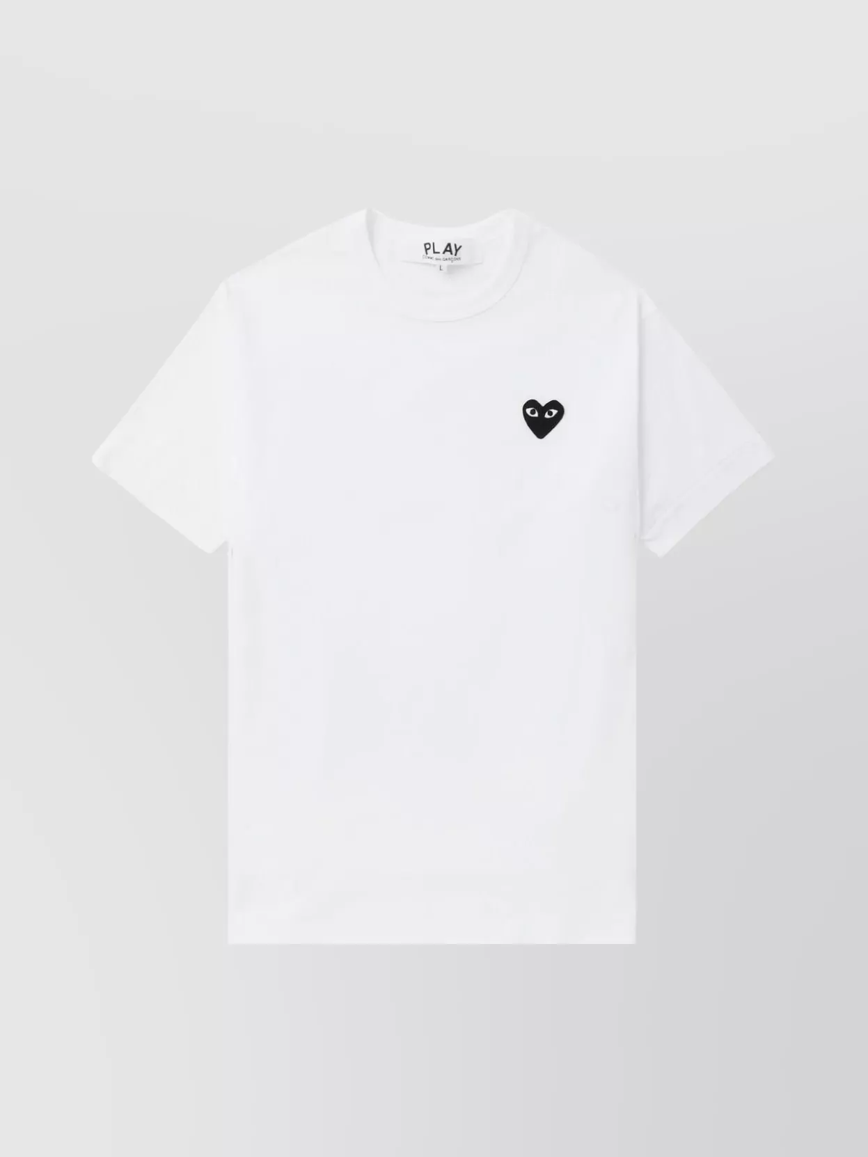 COMME DES GARÇONS LOGO CREW NECK COTTON T-SHIRT 