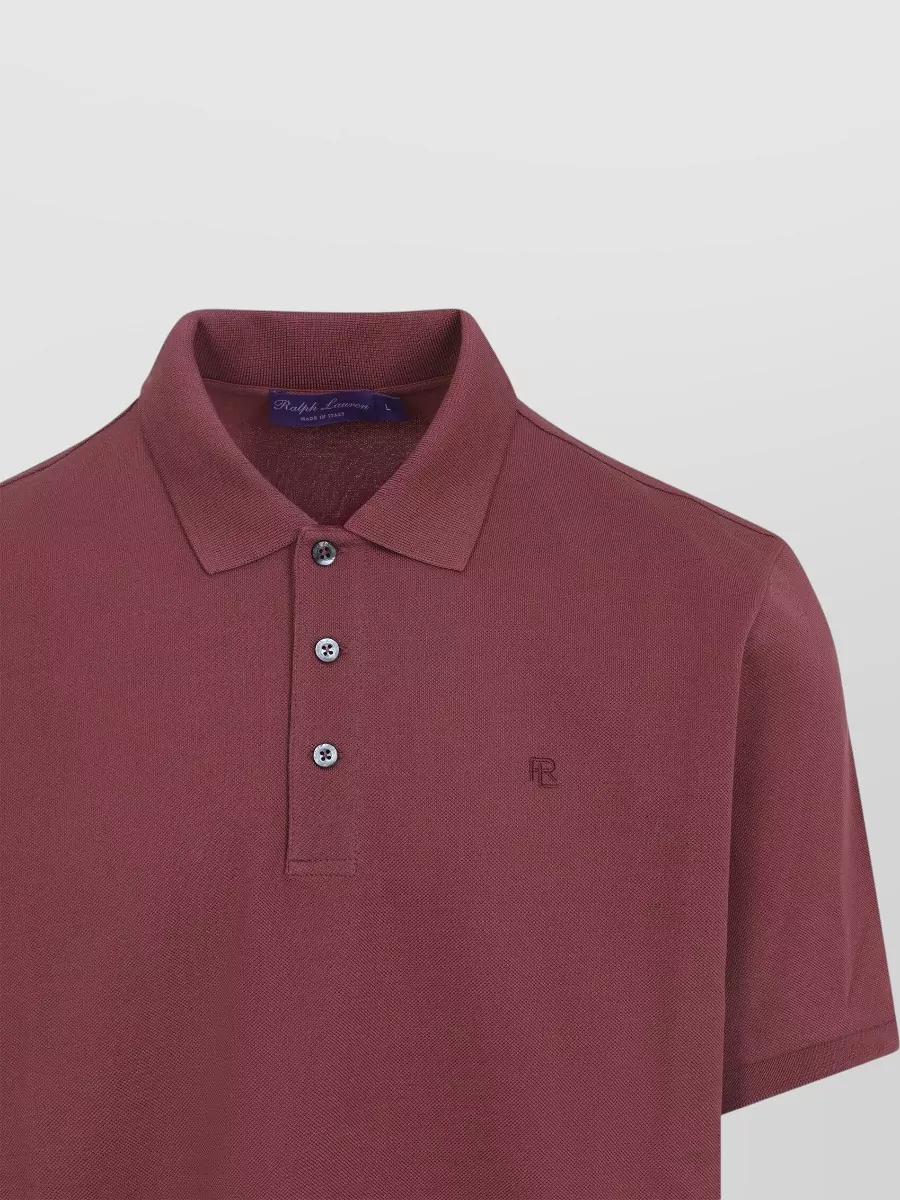 Ralph Lauren Purple Label Shirt Short Sleeves Polo Collar