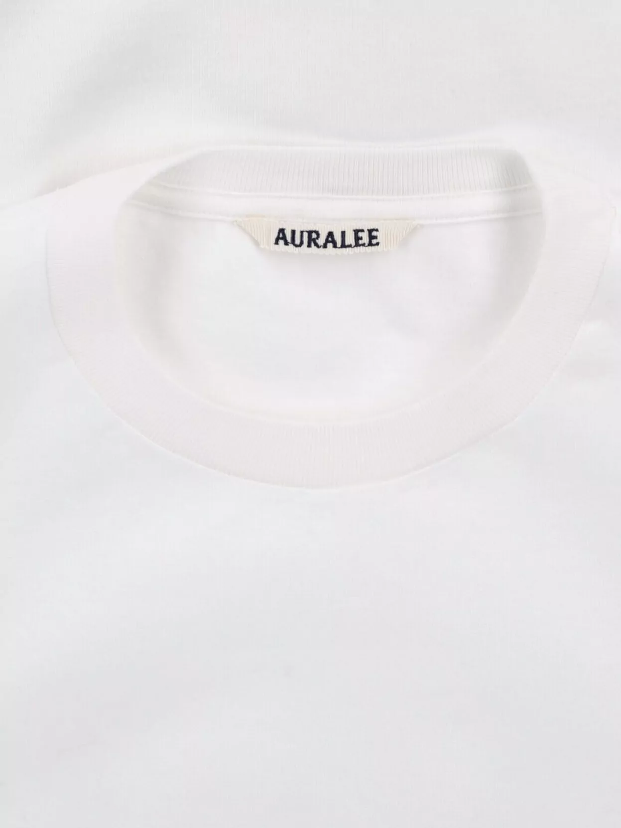 Auralee Crew Neck Short Sleeves