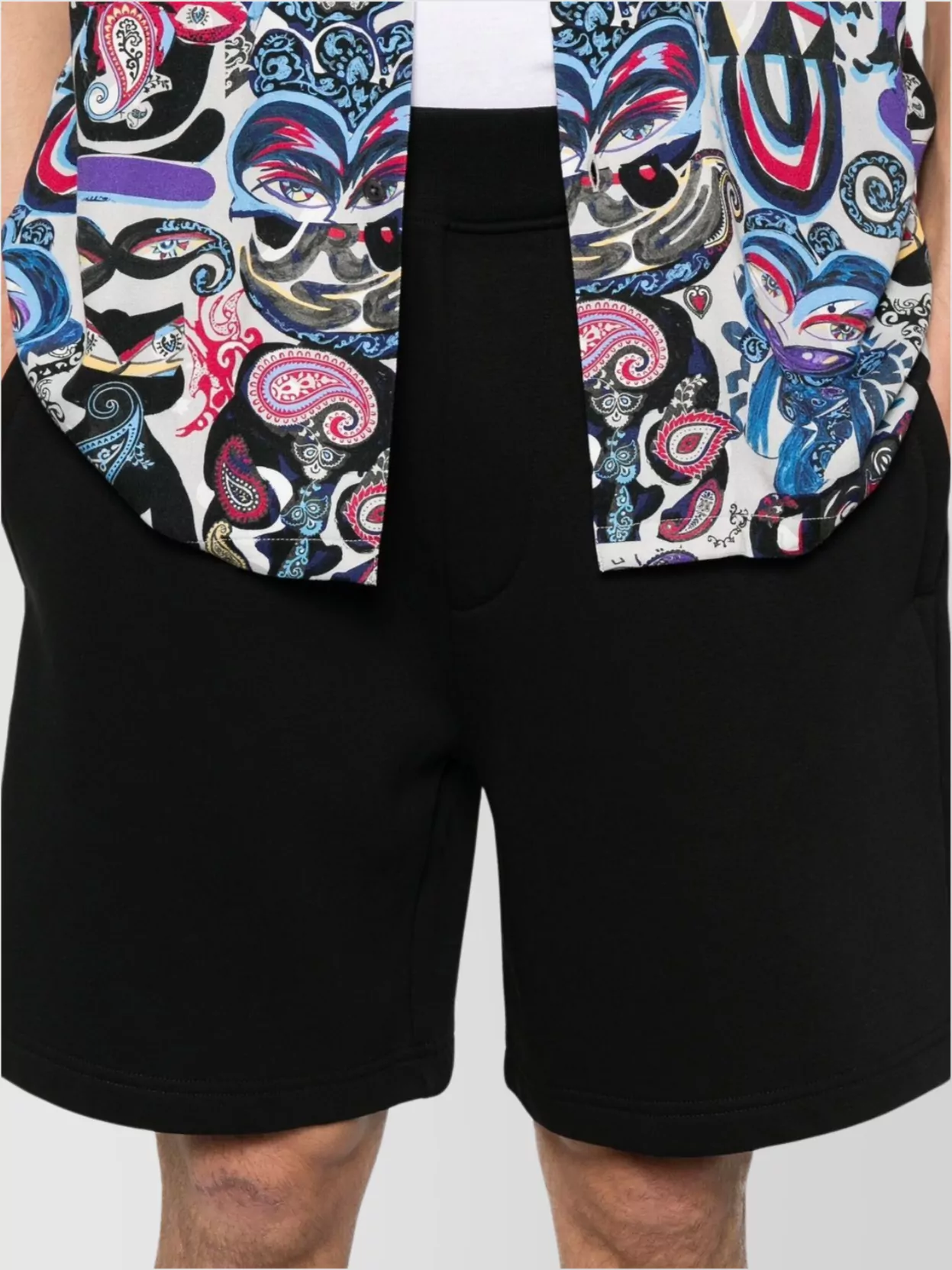 Dsquared2 Elastic Waistband Shorts With Side Pockets