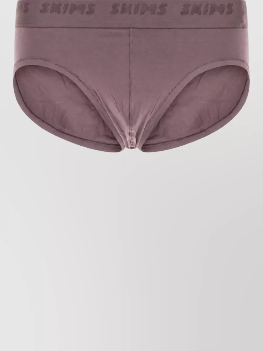 Skims stretch jersey briefs set